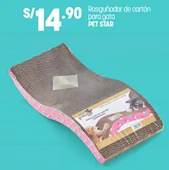 Plaza Vea Rasguñador de carton para gato PET STAR oferta