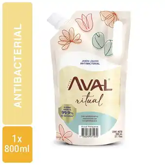 Tottus Jabon liquido aval rituales relajante doyp x 800ml oferta