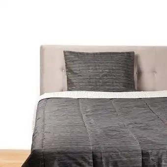 Tottus Set de cama estampado 1.5 plazas negro oferta