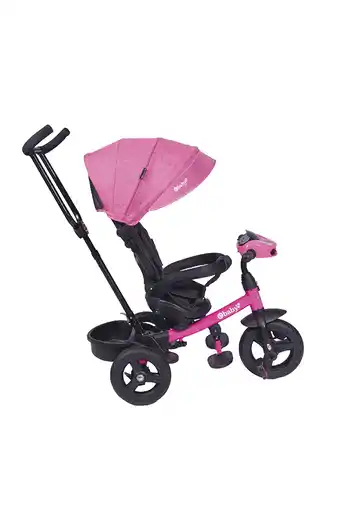 Tiendas EFE Triciclo guiador espin rosado oferta