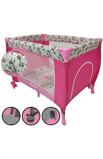 Tiendas EFE Corral para bebe plegable piave rosa oferta