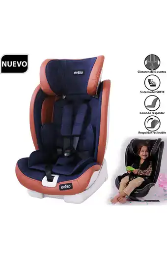 Tiendas EFE Silla de auto sefor 571 azul oferta