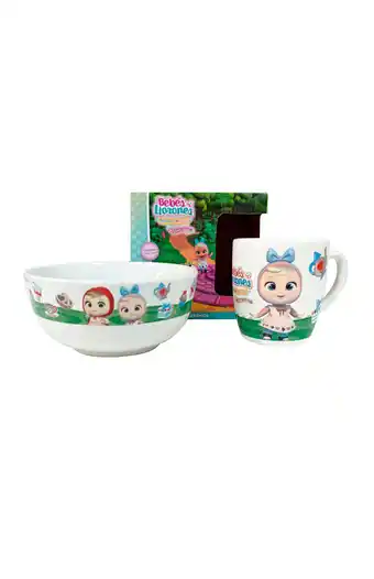 Tiendas EFE Set cerámica 2pz cry babies oferta