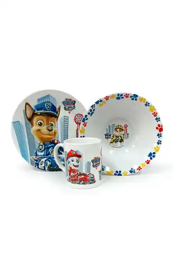 Tiendas EFE Set cerámica 3pz paw patrol h race oferta