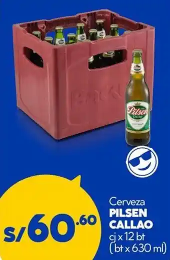 Mass Cerveza Pilsen Callao 12 x 630ml oferta