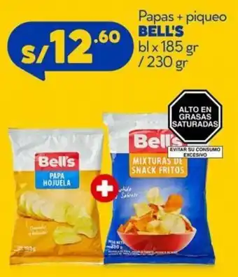 Mass Papas +Piqueo Bell's 185g / 230g oferta