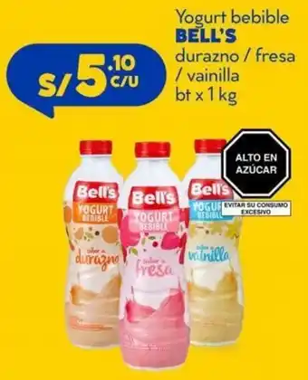 Mass Yogurt Bebible Bell's 1kg oferta
