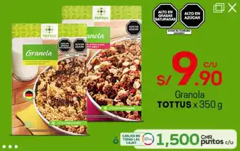 Tottus Granola Tottus 350g oferta