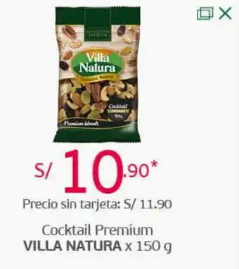 Tottus Cocktail Premium Villa Natura 150g oferta