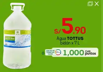 Tottus Agua Tottus Bidón 7L oferta