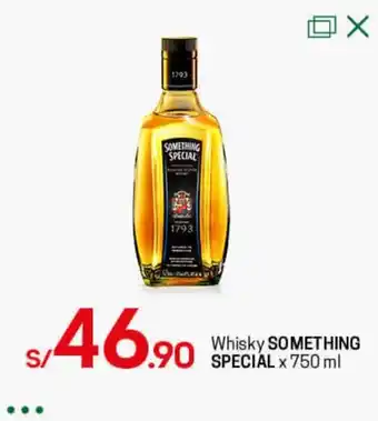 Tottus Whisky Something Special 750ml oferta