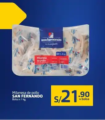 Makro Milanesa de pollo san fernando x 1kg oferta
