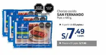 Makro Chorizo san fernando x 480g oferta