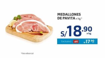 Makro Medallones de pavita x kg oferta