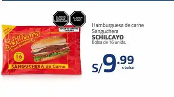 Makro Hamburguesa de carne schilcayo x 16un oferta