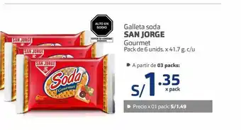 Makro Galleta san jorge x 6 un oferta