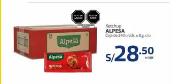 Makro Ketchup alpesa x 8 g oferta