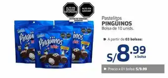 Makro Pastelitos pingüinos 10 un oferta