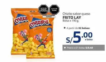 Makro Chizito sabor queso frito lay x 190 g oferta