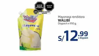 Makro Mayonesa rendidora walibi x 950 g oferta