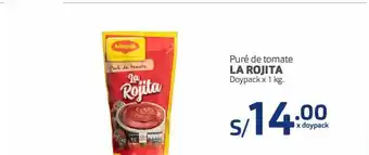 Makro Puré de tomate la rojita x 1 kg oferta
