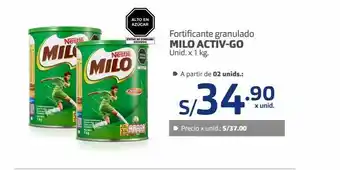 Makro Fortificante granulado milo x 1 kg oferta