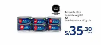 Makro Trozos de atún en aceite vegetal a1 oferta