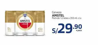 Makro Cerveza amstel pack de 12 oferta