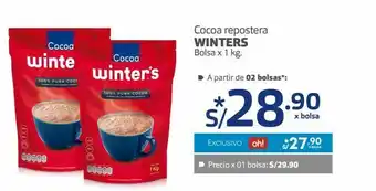 Makro Cocoa repostera winter's x 1 kg oferta