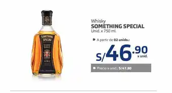 Makro Whisky something special x 750 ml oferta