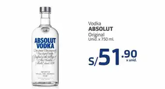 Makro Vodka absolut x 750 ml oferta