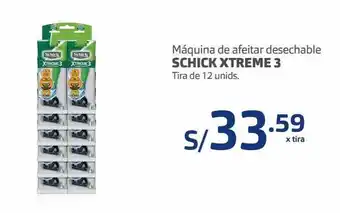 Makro Máquina de afeitar desechable schick xtreme 3 tira de 12 unids oferta