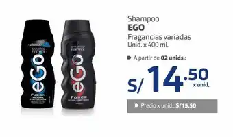 Makro Shampoo ego fragancias variadas unid. x 400 ml oferta