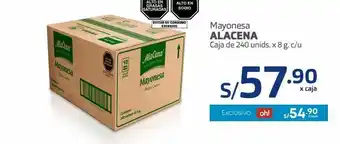 Makro Mayonesa alacena caja de 240 un oferta