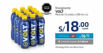 Makro Energeziante volt pack de 12 un oferta