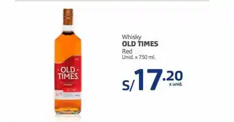 Makro Whisky old times red x 750 ml oferta