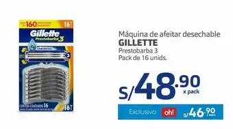Makro Máquina de afeitar desechable gillette prestobarba 3 pack de 16 unids. oferta