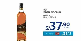 Makro Ron flor de caña 4 años x 750 ml oferta