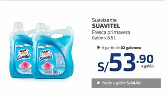 Makro Suavizante suavitel fresca primavera galón x 8.5 l oferta