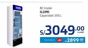 Makro Bc cooler ilumi capacidad: 350 l oferta