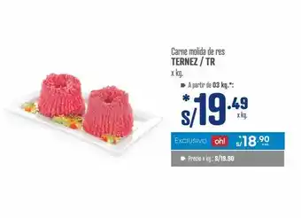 Makro Carne molida de res ternez / tr oferta