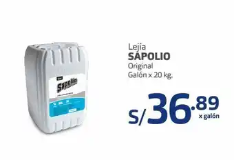 Makro Lejía sapolio original galón x 20 kg oferta