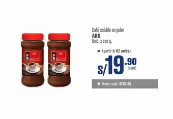 Makro Café soluble en polvo aro oferta