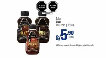 Makro Salsa aro unid. x 385 g. / 390 g oferta