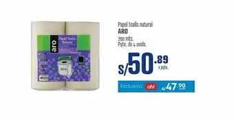 Makro Papel toalla natural aro oferta