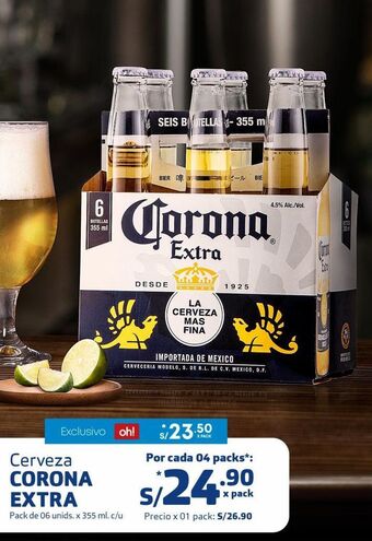 Makro Cerveza corona extra oferta