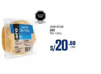 Makro Jamón del país aro oferta
