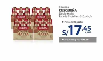 Makro Cerveza cusqueña oferta
