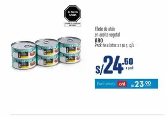 Makro Filete de atún en aceite vegetal aro oferta