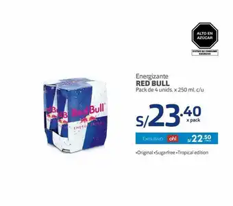 Makro Energizante red bull oferta